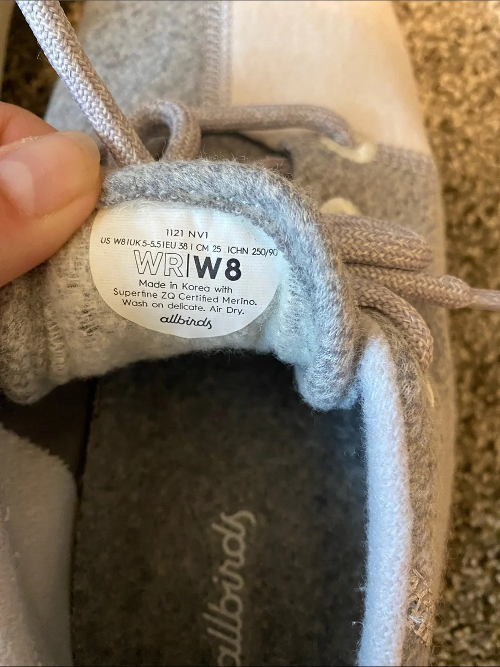 allbirds Women's Two-Tone Gray & Black Athletic Sneakers